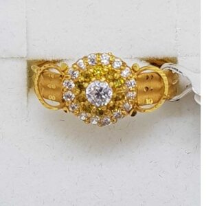 916 Gold ladies ring with color stone SJ-LR/47