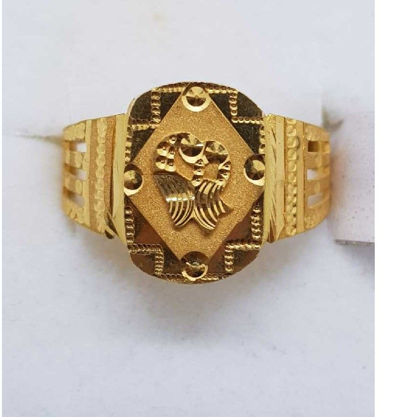 916 Gold Peacock gents ring SJ-GR/3