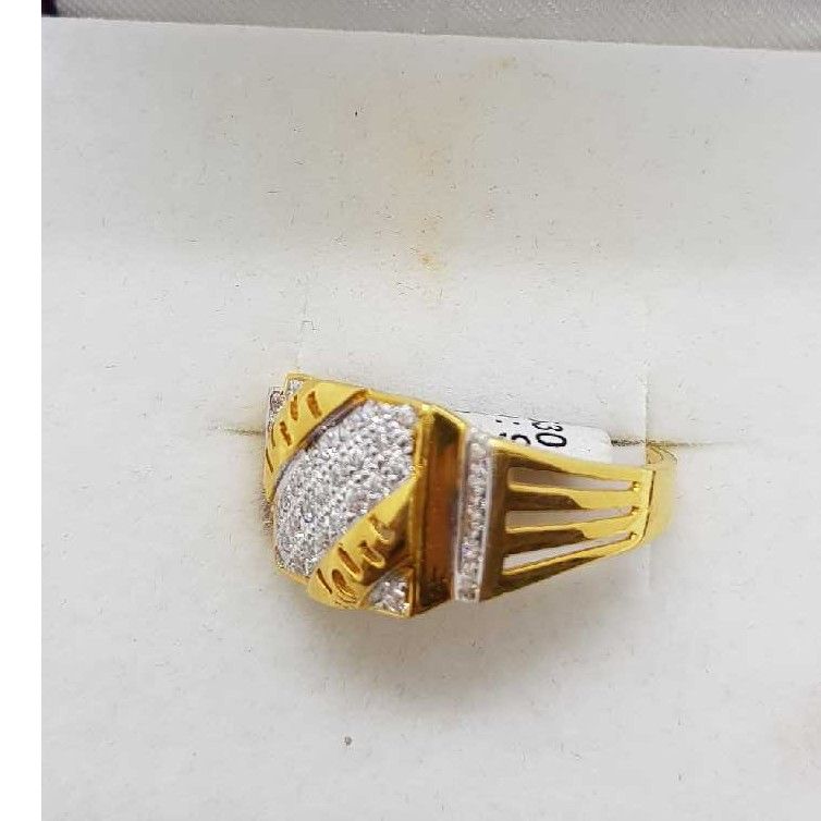 916 Gold Gents ring SJ-GR/70 - Image 2