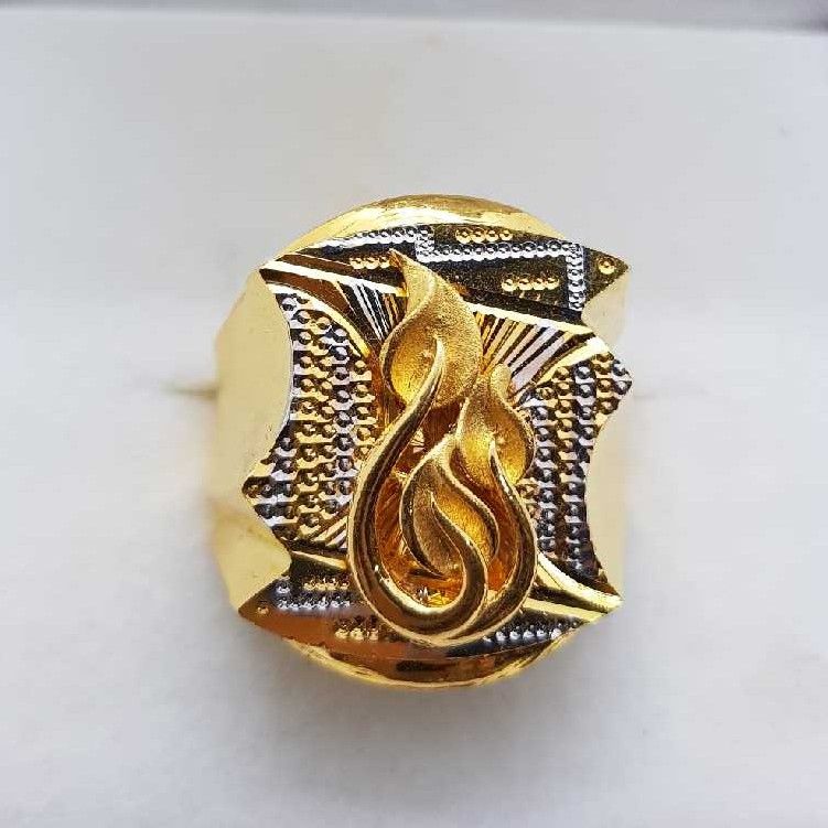 916 Gold Stylish Gents ring SJ-GR/35