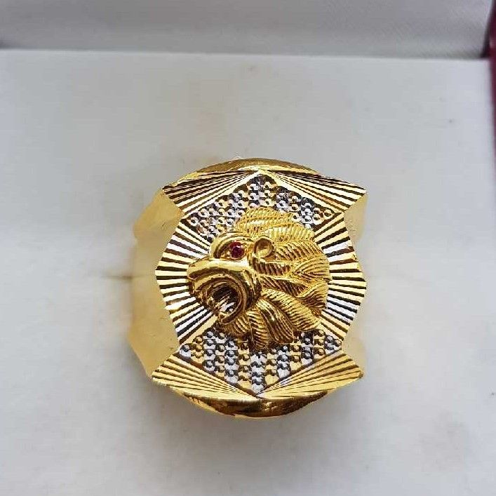22Kt Gold Fancy Gents ring SJ-GR/48