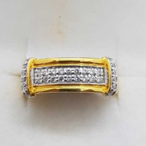 916 Gold Diamond Gents ring SJ-GR/33