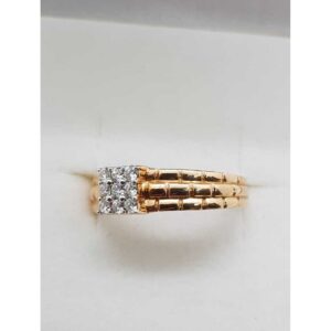 Rose gold real diamond Gents ring SJ-RGR/2