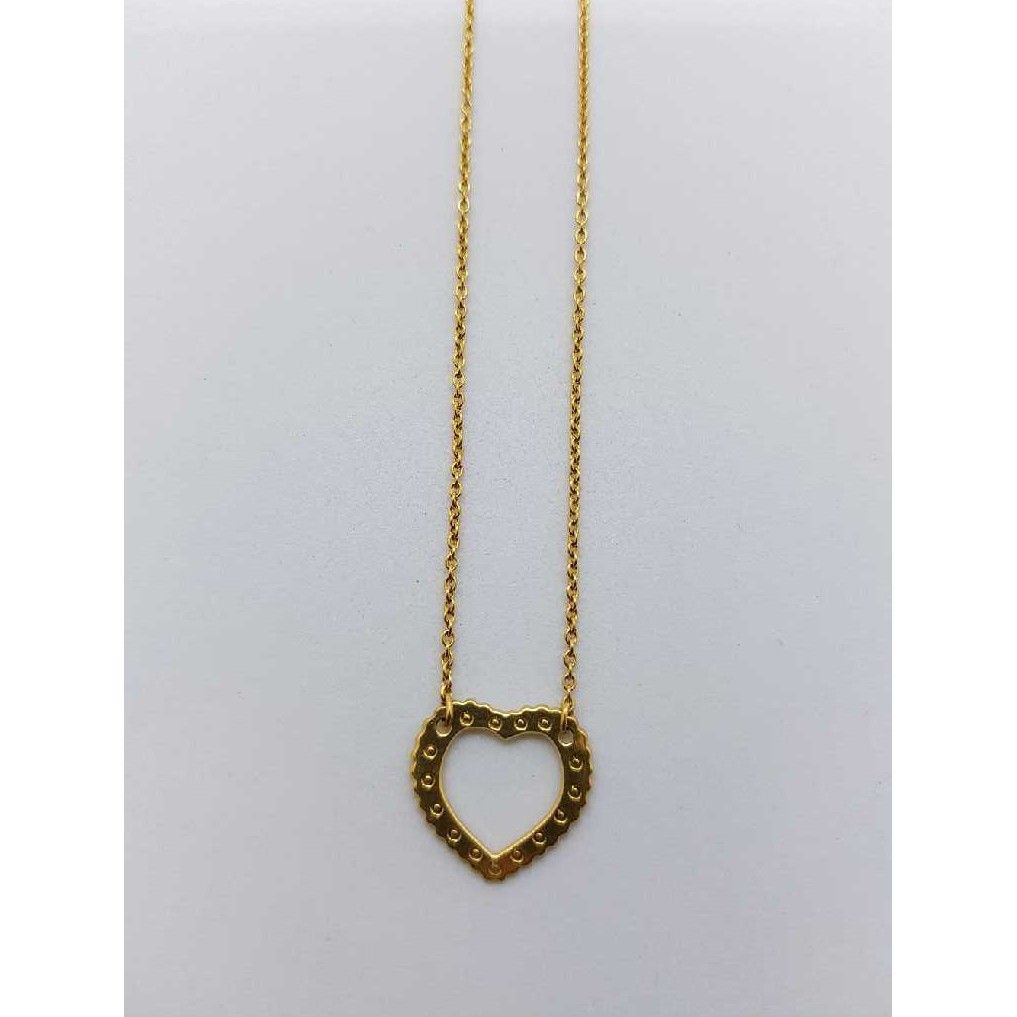 18ct Heart Shape pendent Chain SJ-CHIN/6