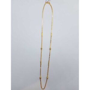 916 Gold Beaded Chain SJ-CHAN/17
