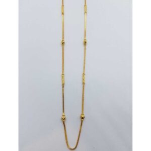 916 Gold Beaded Chain SJ-CHAN/17