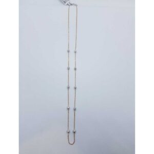 916 Gold Fancy Rhodium chain SJ-CHIN/24