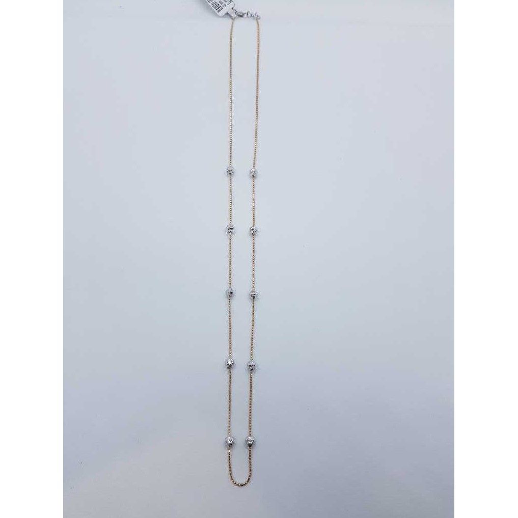 916 Gold Fancy Rhodium chain SJ-CHIN/24 - Image 2
