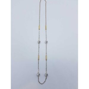 22KT Gold Rhodium chain SJ-CHIN/25