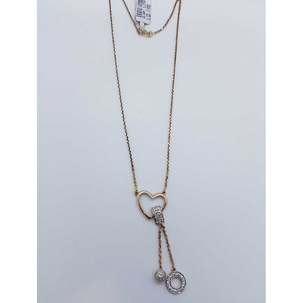 Rose gold chain pendant CHIN/7 - Image 2