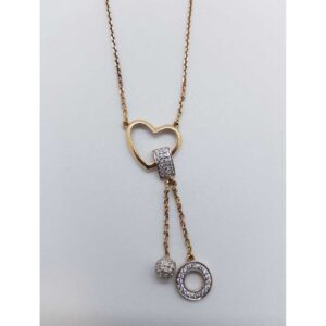 Rose gold chain pendant CHIN/7