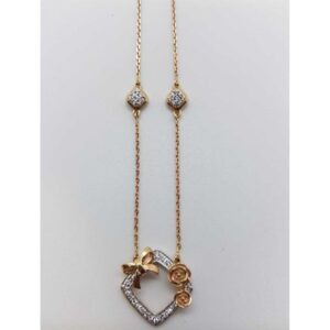 Rose gold chain pendant chain/8