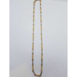 Gold Rhodium chain CHIN/17