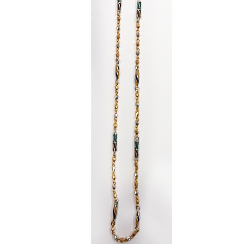 22KT Gold Fancy Ladies Mala Chain SJ-012