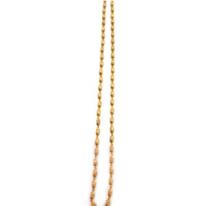22KT Gold Antique Tulsi Mala