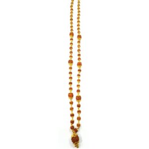 22KT Gold Fancy Rudraksha Mala