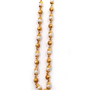 916 Gold Fancy Pearl Mala
