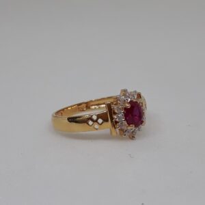 22ct Fancy Pink Diamond Ring VT/921/7