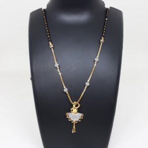 22ct Fancy Diamond Mangalsutra ms/1917/33