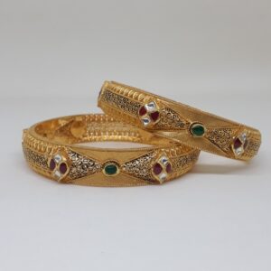 22ct Antique  Kundan Kada bg/1326/160