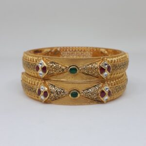 22ct Antique  Kundan Kada bg/1326/160