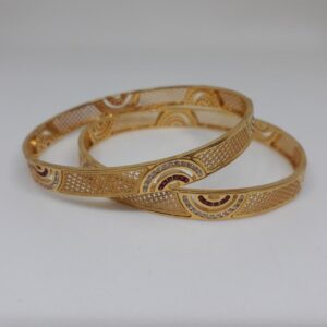 916 Diamond Gold Bangle bg/95/26