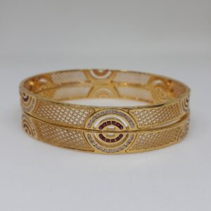 916 Diamond Gold Bangle bg/95/26