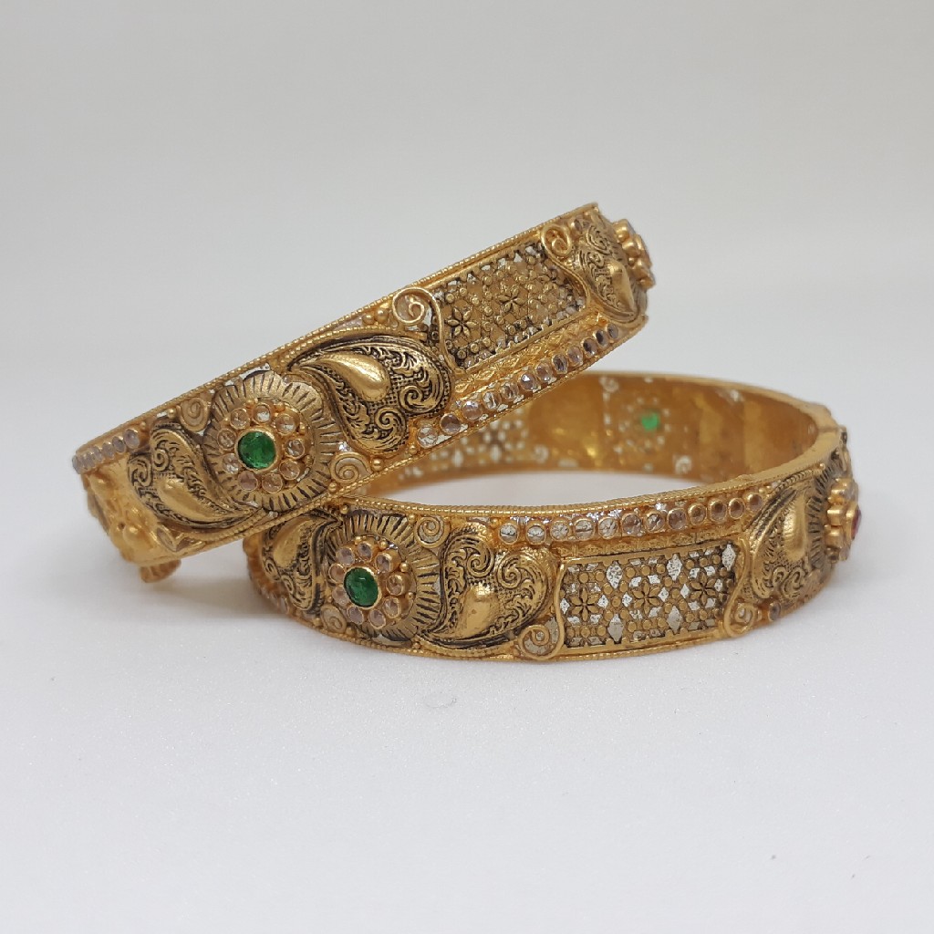 916 Antique  Kundan Kada bg/94