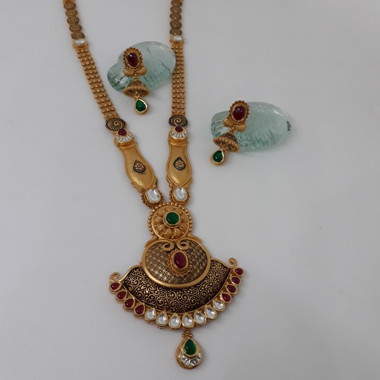 22ct Antique kundan Set  st/56/160