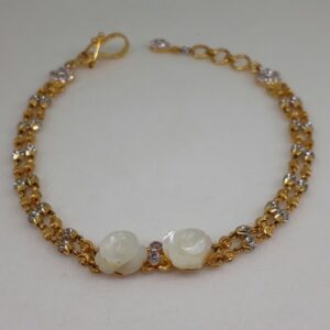 22Ct Rose Design Ladies Bracelet lk/317/123