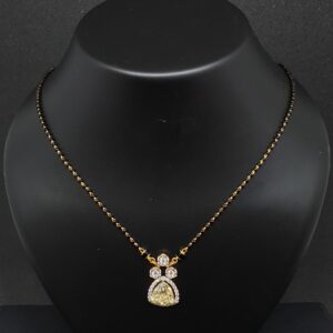 Heart mangalsutra 22k ms/2