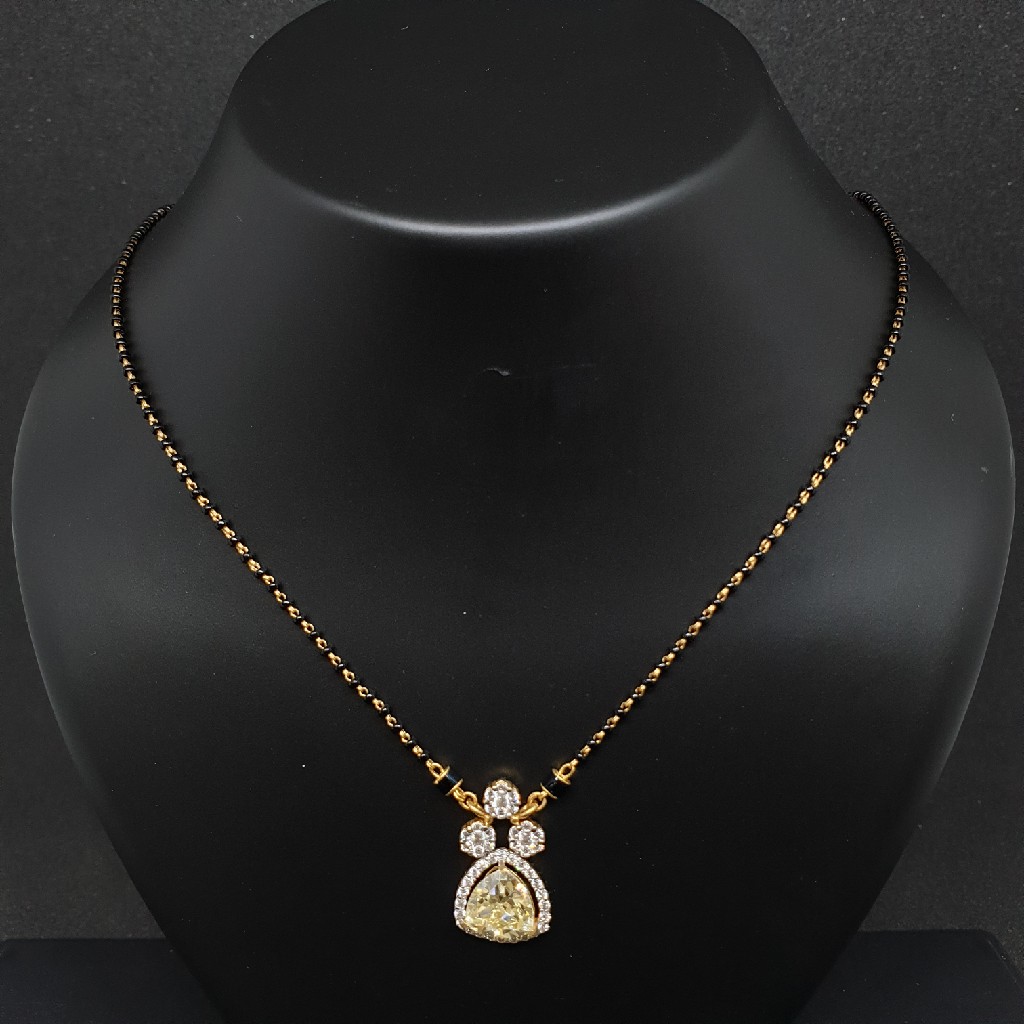 Heart mangalsutra 22k ms/2