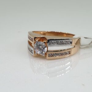 18k Gents Rose Gold Ring vt/9/20