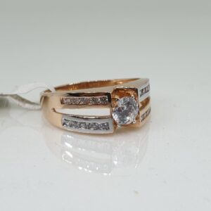 18k Gents Rose Gold Ring vt/9/20