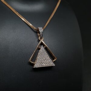 18k Rose Gold Pendant Set