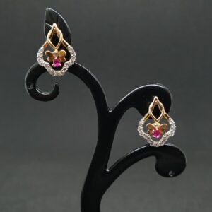 18k Rose Gold Pendant Set