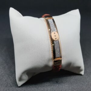 18k rose gold gents bracelet