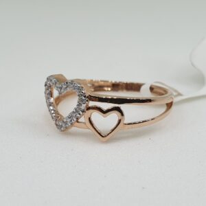 18k rose gold ring