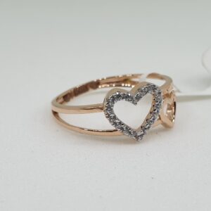 18k rose gold ring