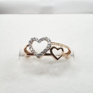 18k rose gold ring