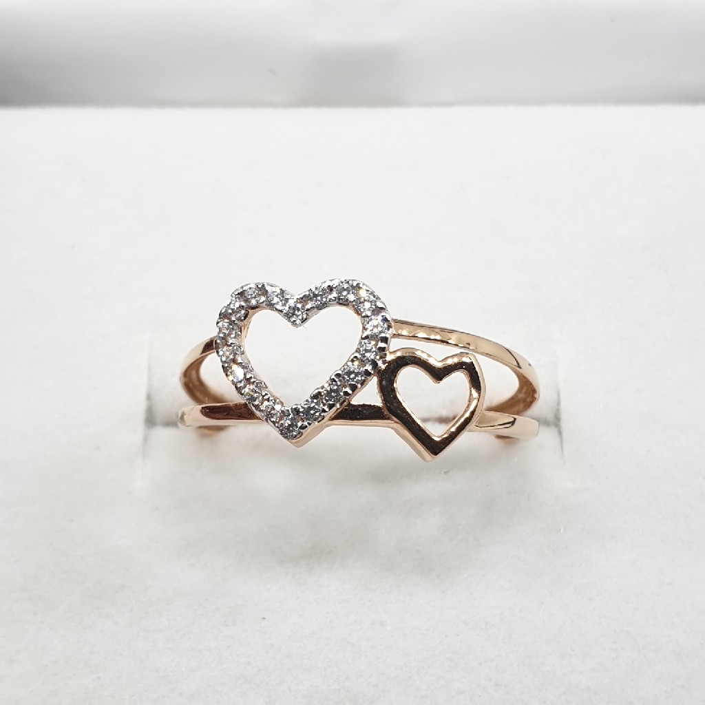 18k rose gold ring