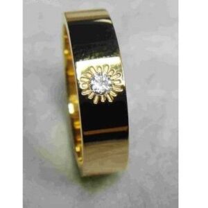 22K / 916 Gold Ladies Indian CZ Stone Couple Bands