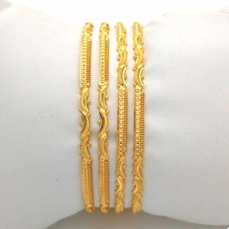 Gold hallmark rawa bangle - 1ls2121