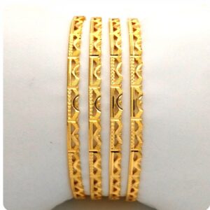GOLD HALLMARK RAWA BANGLE - 2LR1193