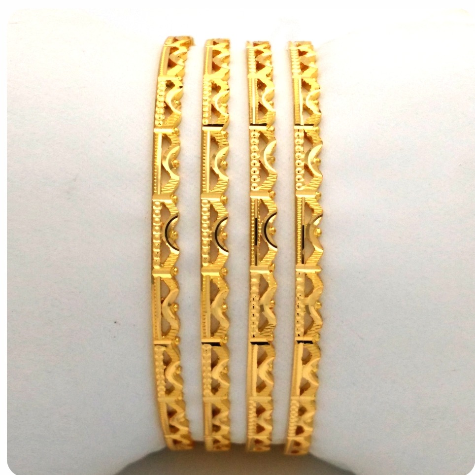 GOLD HALLMARK RAWA BANGLE - 2LR1193