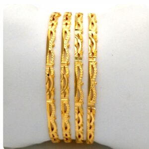 GOLD HALLMARK RAWA BANGLE - 2LR1191