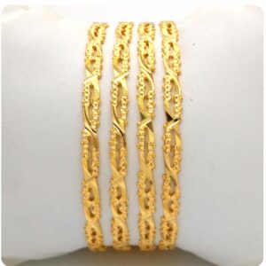 GOLD HALLMARK RAWA BANGLE - 2LR1186