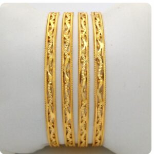 GOLD HALLMARK RAWA BANGLE - 3lr184