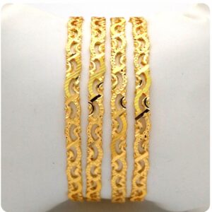 GOLD HALLMARK RAWA BANGLE - 2LR1176