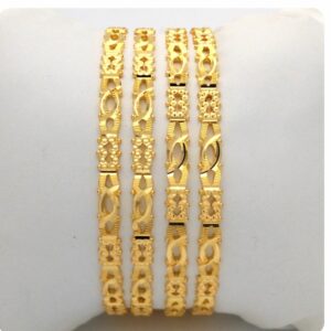 GOLD HALLMARK RAWA BANGLE - 2LR1175